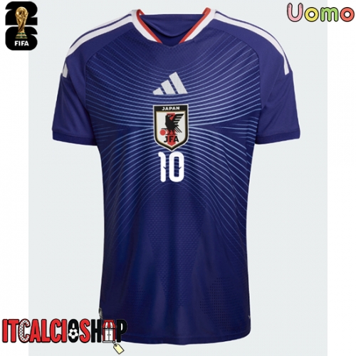 Giappone Ritsu Doan #10 Prima Maglia Mondiali 2026 Manica Corta
